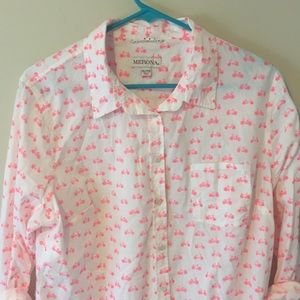 Bright pink Bicycles shirt